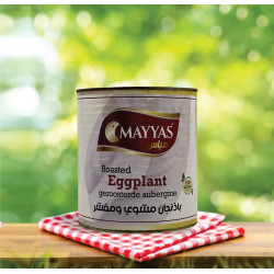 باذنجان مشوي مياس تنك 2850غ  - roasted eggplant mayyas caned 2850g
